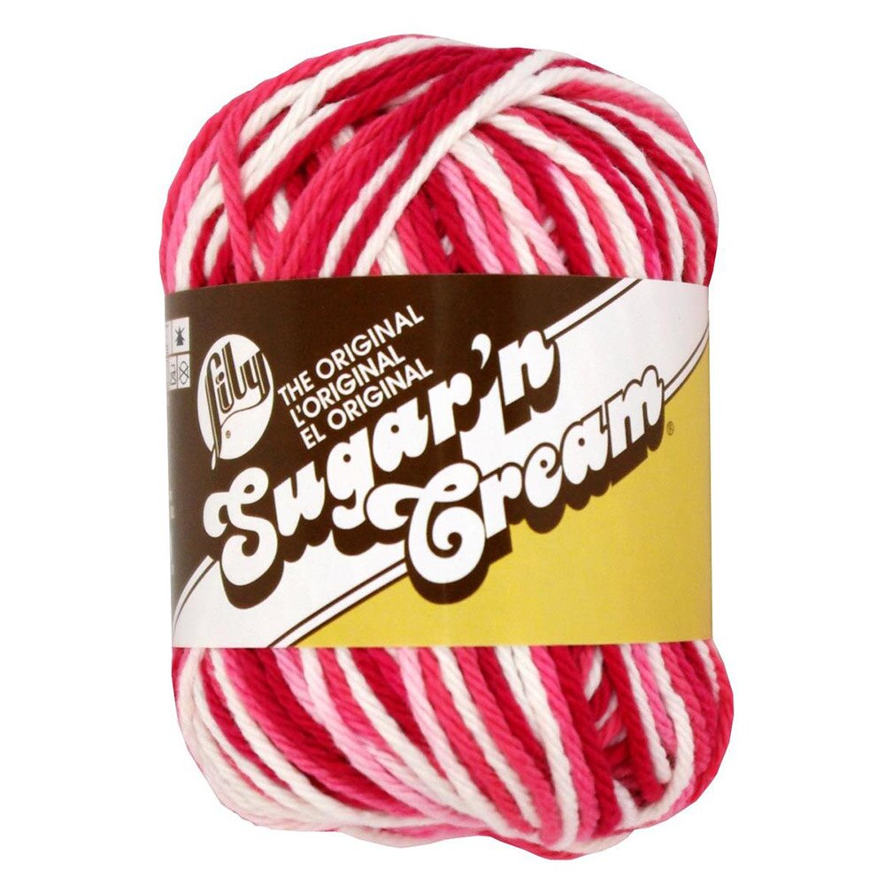 Twine/Thread/Cord, Cotton, Art & School, Spinrite, Sugar'n Cream, 100% Cotton, 4 ply, Yarn, 581216, Azalea